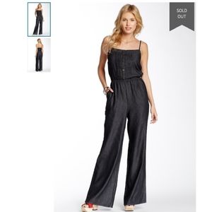 Flying Tomato  Jealous Tomato Black Denim Jumpsuit